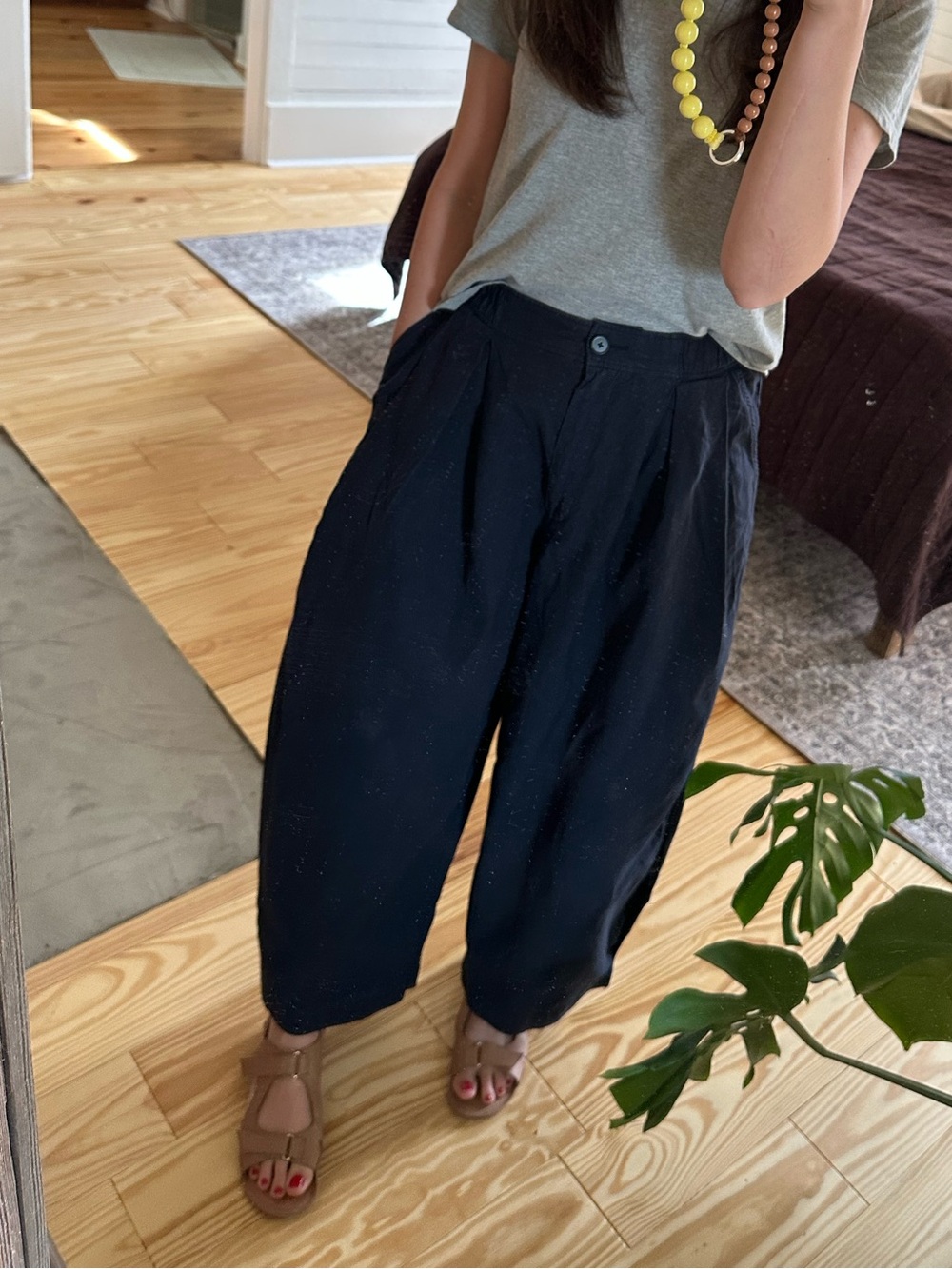 Toast Cary’s Cotton Linen Wide Leg Pants